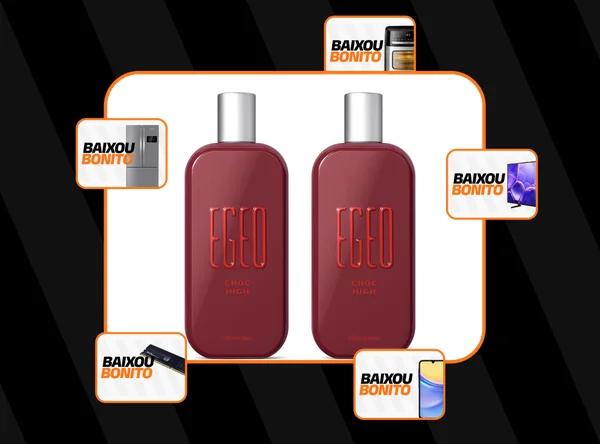 Combo Egeo Choc High Desodorante Colônia 90ml (2 Itens)