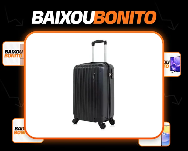 Mala Pequena De Bordo Londres 4 Rodas Swiss Move Preto