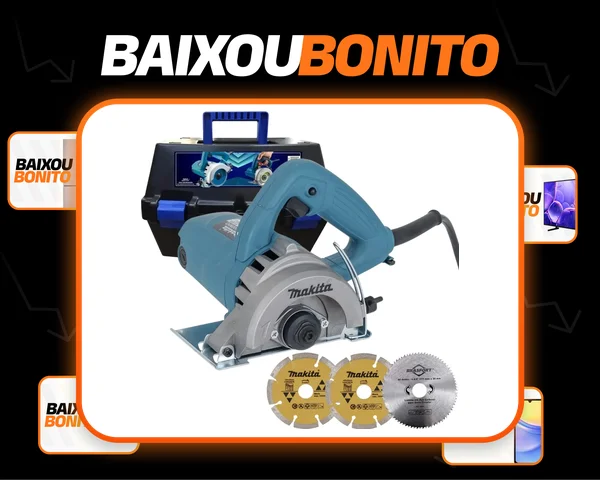 Serra Mármore 4.3/8 Pol 1.300w + 3 Discos 4100nh3zx2 Makita