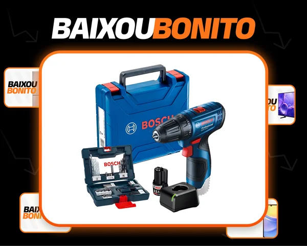 Parafusadeira Gsr 120-li Estojo De Brocas V-Line 41 Peças Bosch