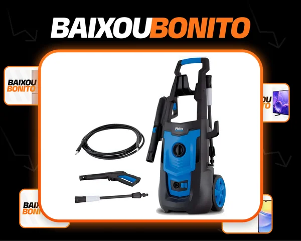 Lavadora De Alta Pressão Philco Pla3100 1800w Com Mangueira Azul 127v 60