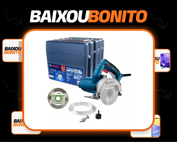 Serra Mármore 1500w Titan Gdc151 Maleta, Kit E Disco Bosch