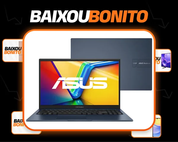 Notebook ASUS Vivobook 15, Intel Core i5 1334U 1,3 GHz, 8GB Ram, 256GB SSD, Tela 15,6" FHD, Windows 11 Home , Quiet Blue - X1504VA-NJ1737W