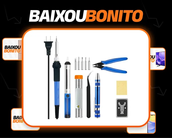Conjunto De Ferro De Solda De 60 W Ferramenta De Dessoldagem