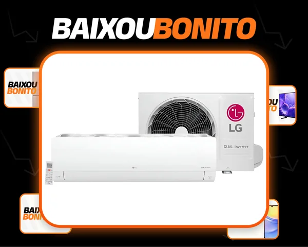 Split hi wall inverter LG dual compact R-32 12000 btu/h frio