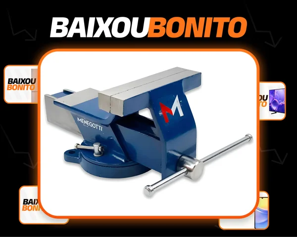 Torno Morsa De Bancada 6 Profissional Giratória Com Bigorna