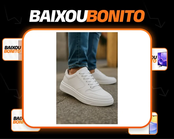Tenis Masculino Casual Minimalista Estilo Conforto Sneaker