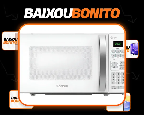 Micro Ondas 20 Litros 10 Níveis De Potência Cma20bb Consul Cor Branco