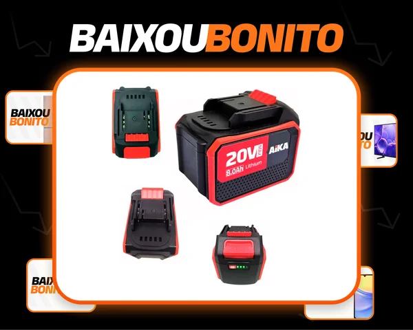 Bateria Aika 8ah 20v Compativel Com Varias Marcas E Modelos