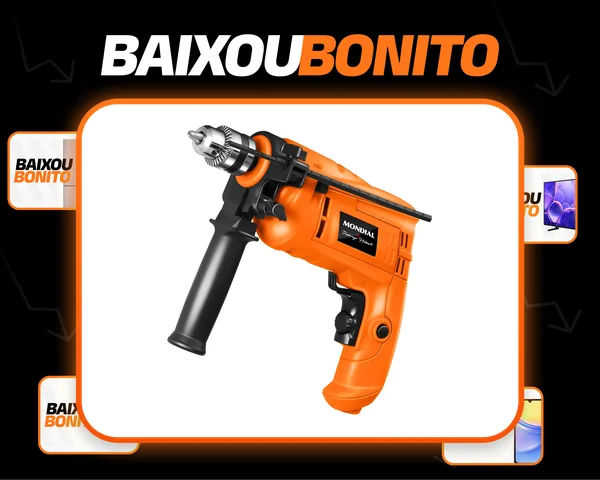 Furadeira Com Impacto Mondial 650W FI-RH-01M