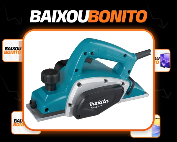 Plaina Elétrica 500 Watts Corte Até 1,0mm M1902b Makita