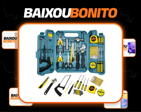 Kit Caixa 27 Ferramentas Embralumi Profissional C/ Maleta