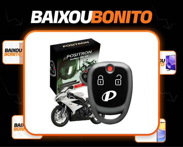Alarme Para Motos Duoblock Pro350 G8 Universal Pósitron