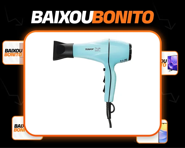 Secador De Cabelo Taiff Style Azul 2000w -