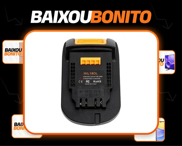 Adaptador Conversor De Bateria De Makita P Dewalt Ml18dl