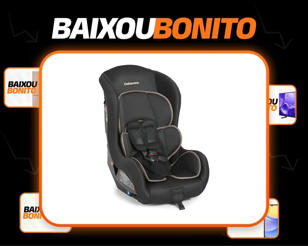 Cadeira Maximus Preto 0 A 25kg Galzerano Liso