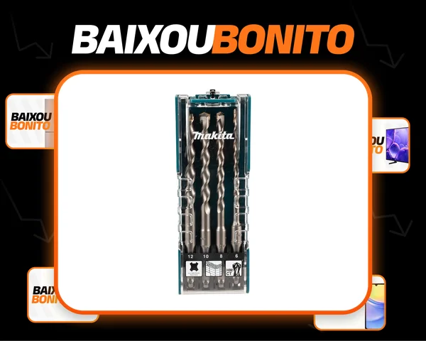 Kit De Brocas Sds-plus 6 A 12mm C/ 4 Pçs D-74756 Makita