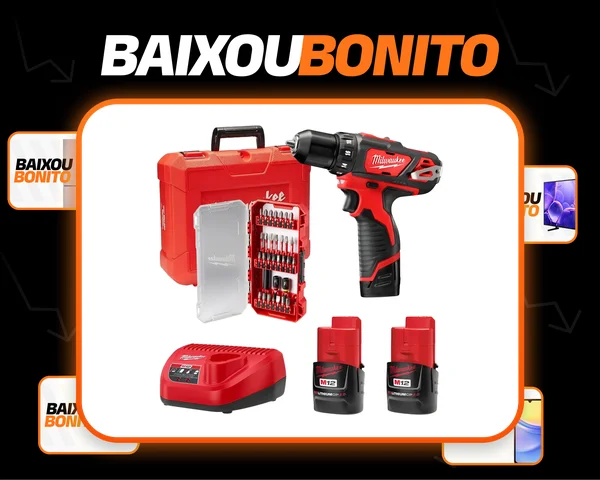 Parafusadeira De Impacto 12v 3/8' (2408-259) M12 Milwaukee 12v