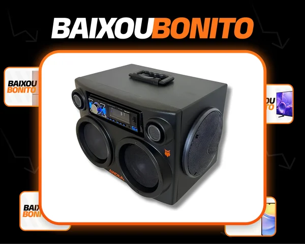 Caixa De Som Awdium Aw 350 3d - Potência E Qualidade Preto