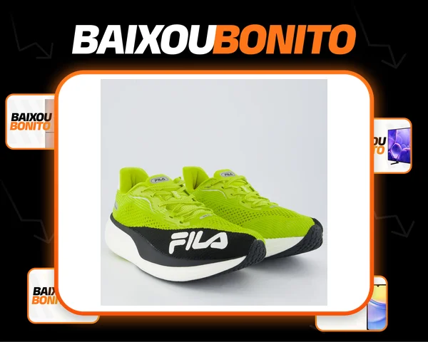 Tênis Fila Racer Speedzone Verde E Preto