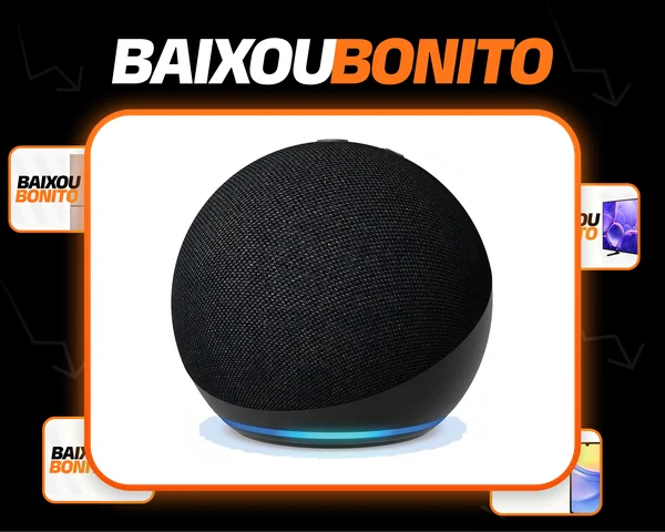 Amazon Echo Dot 5th Gen com assistente virtual Alexa