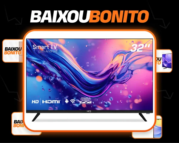 Smart Tv Hq 32 Hd Android 12 Design Slim Hqs32nkhm