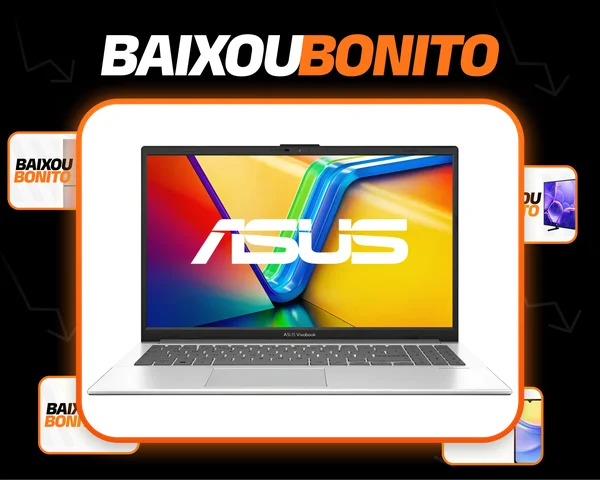 Notebook Asus Vivobook Go E1504ga Intel Core I3 N305 8gb Ram 512gb Ssd Linux Keepos Tela 15,6 Fhd Silver - Nj438