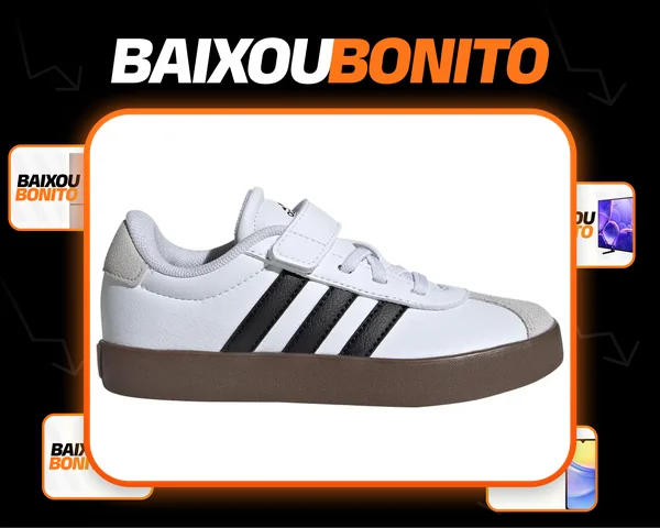 Tênis Vl Court 3.0 Skateboarding Infantil adidas