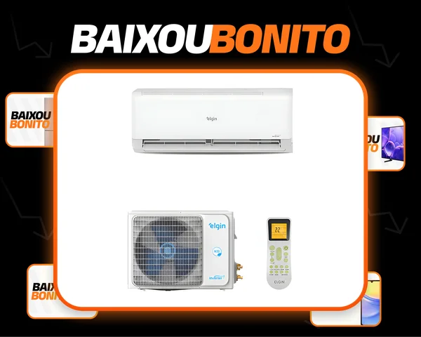 Ar Condicionado Elgin Eco Split 12000 Btus Quente/frio R-32 Branco 220v 220v
