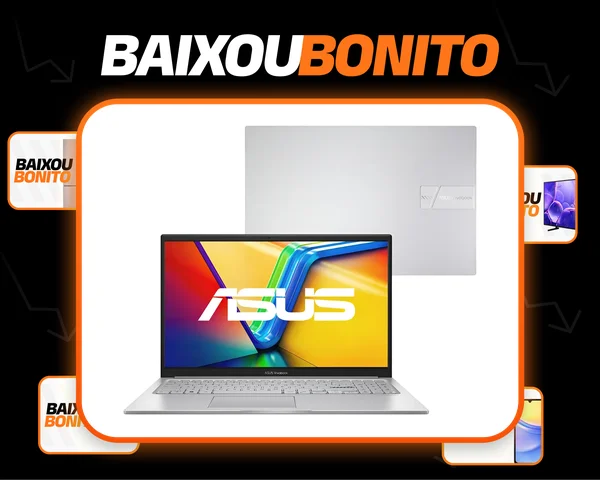 Notebook Asus Vivobook 15 X1504va Intel Core I5 1334u 8gb Ram 256gb Ssd Windows 11 Home Intel Iris Xe Tela 15,6 Led Fhd Silver - Nj1738w