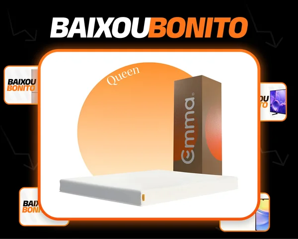 Colchão Queen Ortopédico 10 Anos De Garantia Emma One Cor Branco