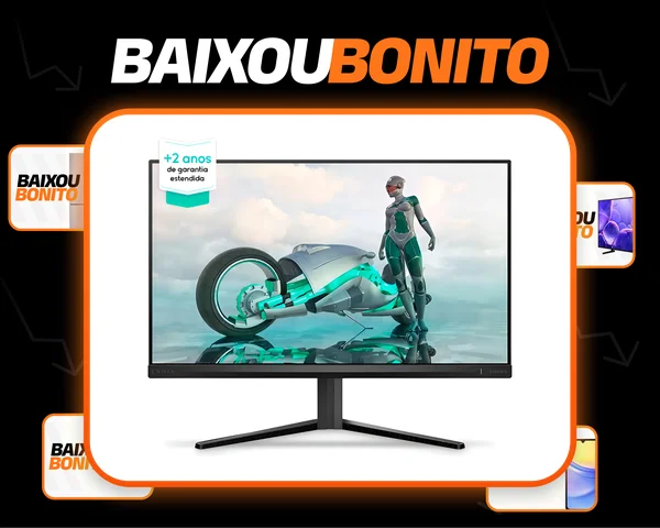 Monitor Gamer Philips 24 Evnia 24m2n3200l Ips 180hz 0,5ms Cor Preto