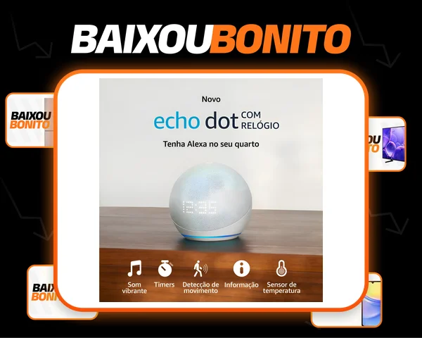 Echo Dot 5ª Geração Glacier white Amazon