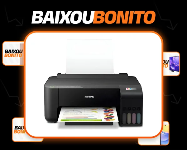 Impressora Epson Ecotank L1250 Usb Wi Fi Cor Preto