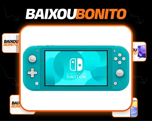 Nintendo Switch Lite 32GB Azul Turquesa Console Portátil com Tela 5.5”