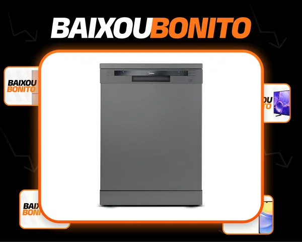 Lava Louça Midea 14 Serviços Cinza Dwa14s1 - 127 Volts 127V