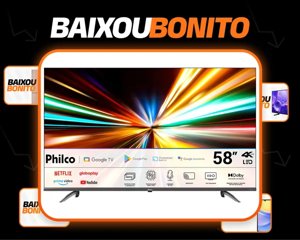 Smart Tv 58 Philco Led 4k Google Tv Hdr10 P58kga