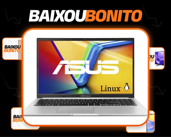 Notebook ASUS Vivobook 15 M1502, AMD Ryzen 7, 8 GB RAM, 512 GB SSD, KeepOS Linux, Cool Silver - M1502YA-NJ611