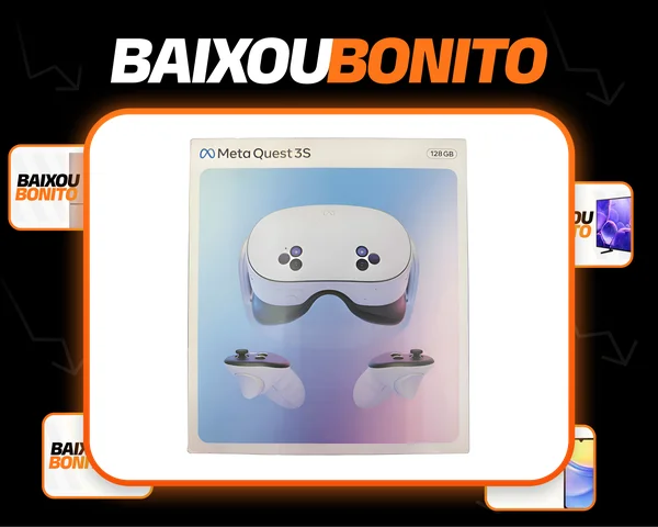 Óculos De Realidade Virtual Meta Quest 3s 128gb branco