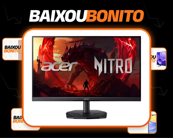 Monitor Gamer Acer Nitro 24,5 Kg251q X0 Fhd Led 200hz 2ms - Preto