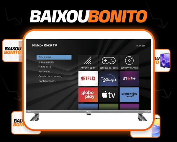 Smart Tv 32 Philco Ptv32k34rkgb Roku Tv Led Dolby Audio