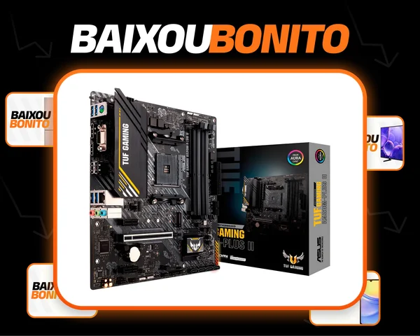 Placa Mae Asus Tuf Gaming A520m-plus Ii Ddr4 Preto