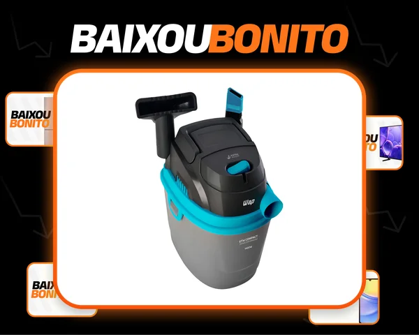 Aspirador de água e pó portátil Wap GTW Compact 1400W