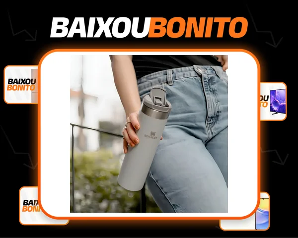 Garrafa Térmica Stanley Aeroligt Transit | 591ml Cor Cinza-claro