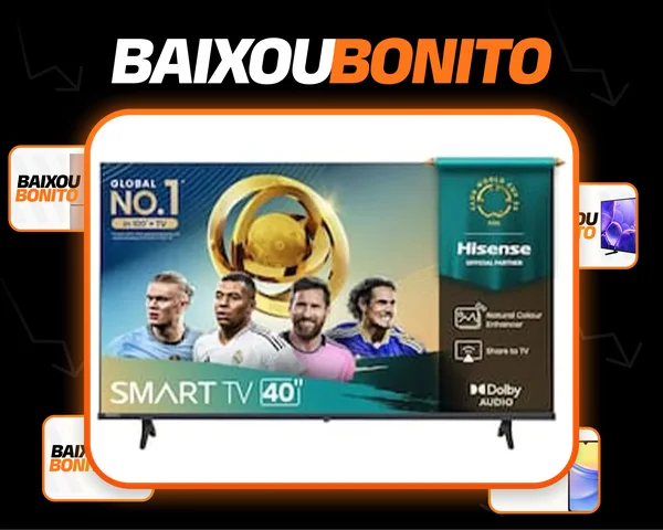 Smart Tv 40 Hisense 40a4nv Full Hd Dled Dts Virtualx Vidaa