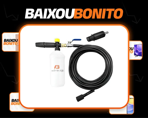 Gerador Espuma Snow Foam Karcher K Mangueira 15m Esguicho Cor Preto