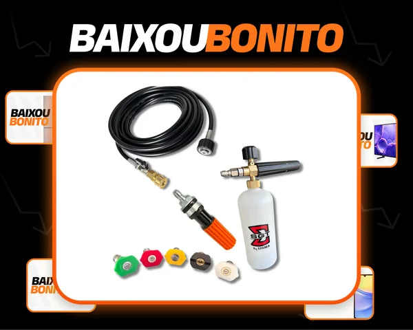 Snow Foam Lançador De Espuma + Mangueira 10m Karcher K2 Bico