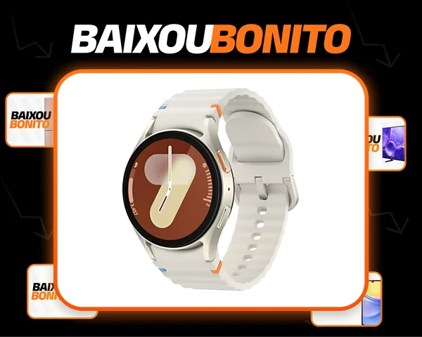 Samsung Galaxy Watch7 Smartwatch 40mm Bt Galaxy Ai Caixa Creme Pulseira Creme Bisel Creme Desenho da pulseira N/A