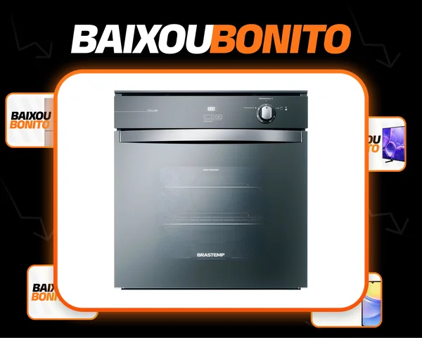 Forno De Embutir A Gás Brastemp 78 Litros Cor Inox Espelhado