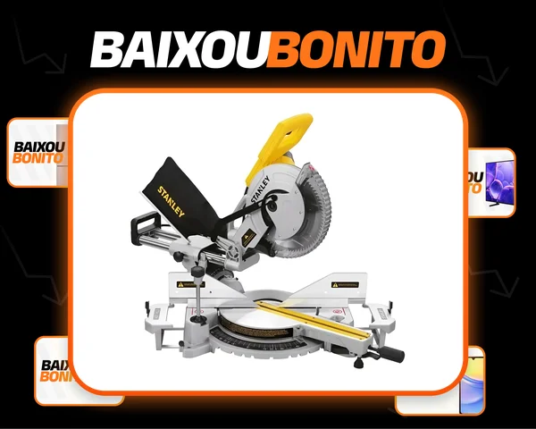Serra Esquadria Stanley Modelo SM18 Ferramenta Ideal para Construção Potência 1800W